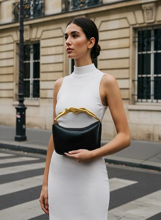 جي دبليو بي حقيبة يد نسائية من JW PEI طراز جيني بمقبض على شكل إنسان - أسود - Image 2