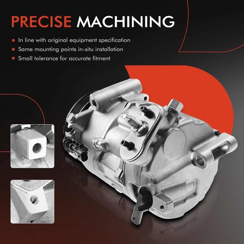 A-Premium AC Compressor with Clutch for Chevrolet Malibu 2016-2020 - Image 5