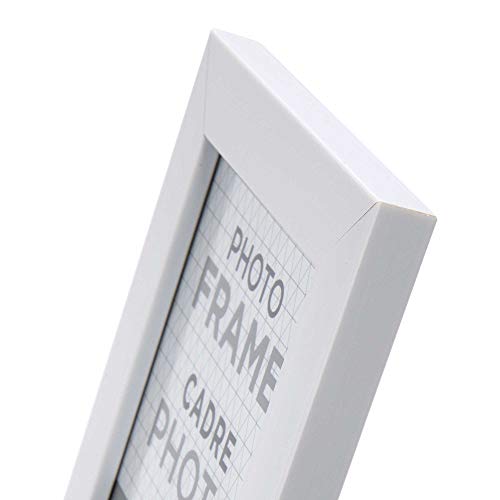 Truu Design Modern-Conemporary Solid Picture Gallery Frame, 5"" x 7"", White" (65062) - Image 3