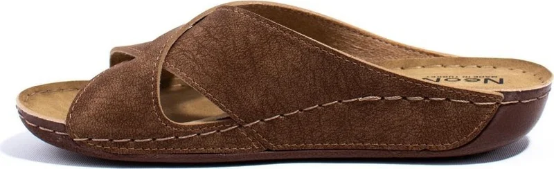 Dagoster DZA37-514 Mink Daily Orthopedic Women's Slippers