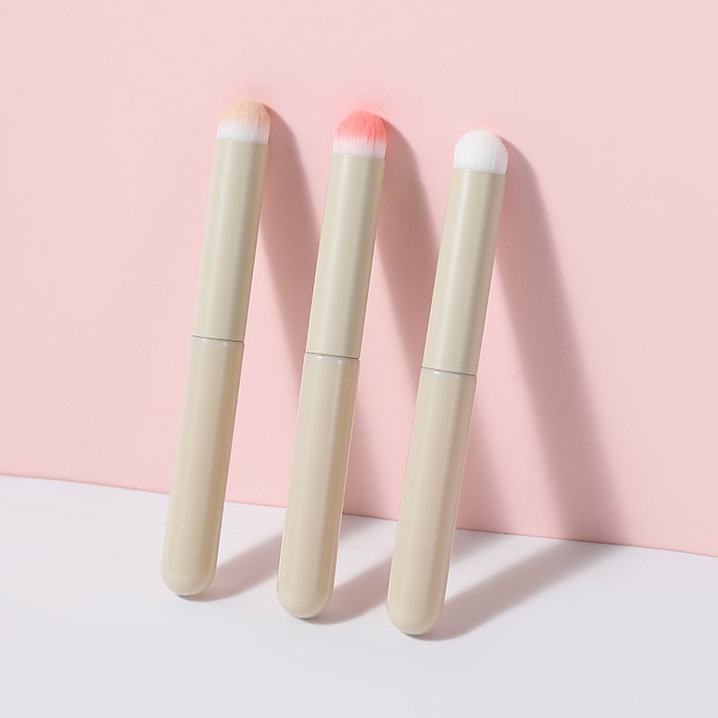 Mini Portable Round Head Lip Brush Lipstick Brush Concealer Brush Girl'S Lip Simmy Makeup Brush Portable Lip Brush Mini - Image 2