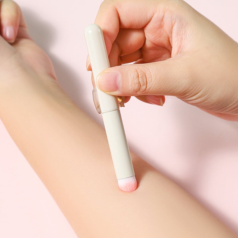 Mini Portable Round Head Lip Brush Lipstick Brush Concealer Brush Girl'S Lip Simmy Makeup Brush Portable Lip Brush Mini - Image 5