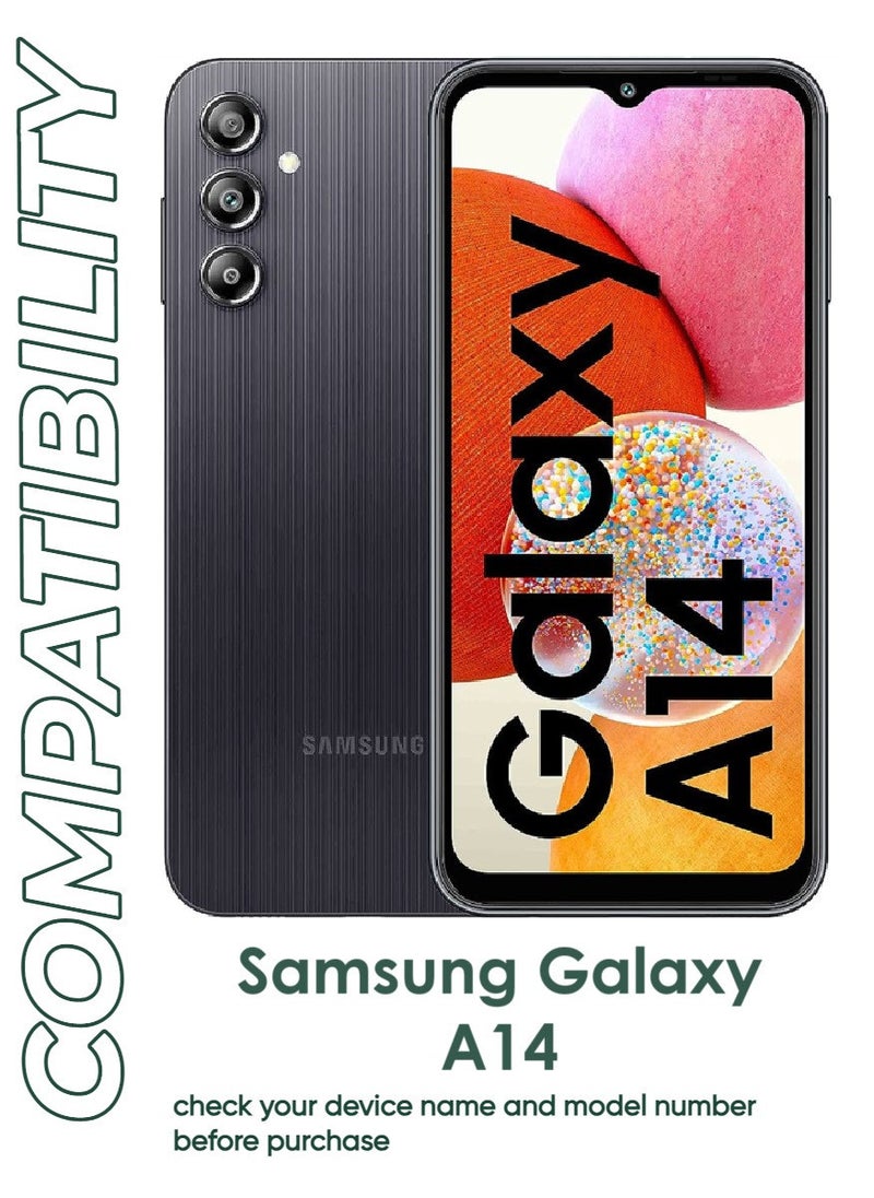 ACLIX 5 Pieces Antistatic ESD Dustproof Premium Quality High Definition Tempered Glass Screen Protector Designed For Samsung Galaxy A14 - Image 3