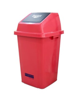 AKC Durable Quadrate Garbage Bin | 100LTR | RED 