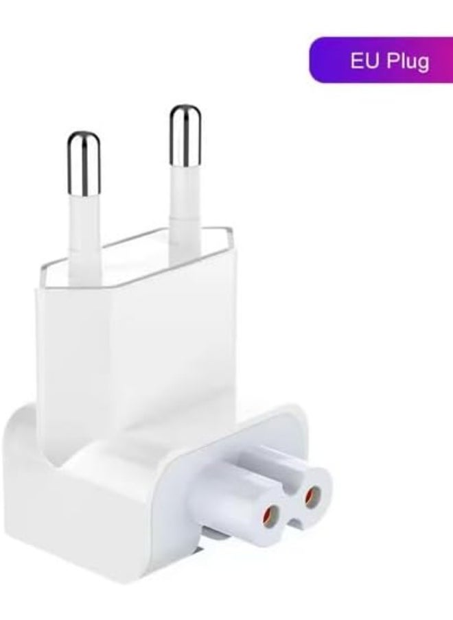 جاي إس بازار Mac AC Wall Adapter Plug Duckhead EU Wall Charger AC Cord EU Standard Duck Head for MacBook Mac iBook/iPhone/iPod AC Power Adapter Brick  - Image 4