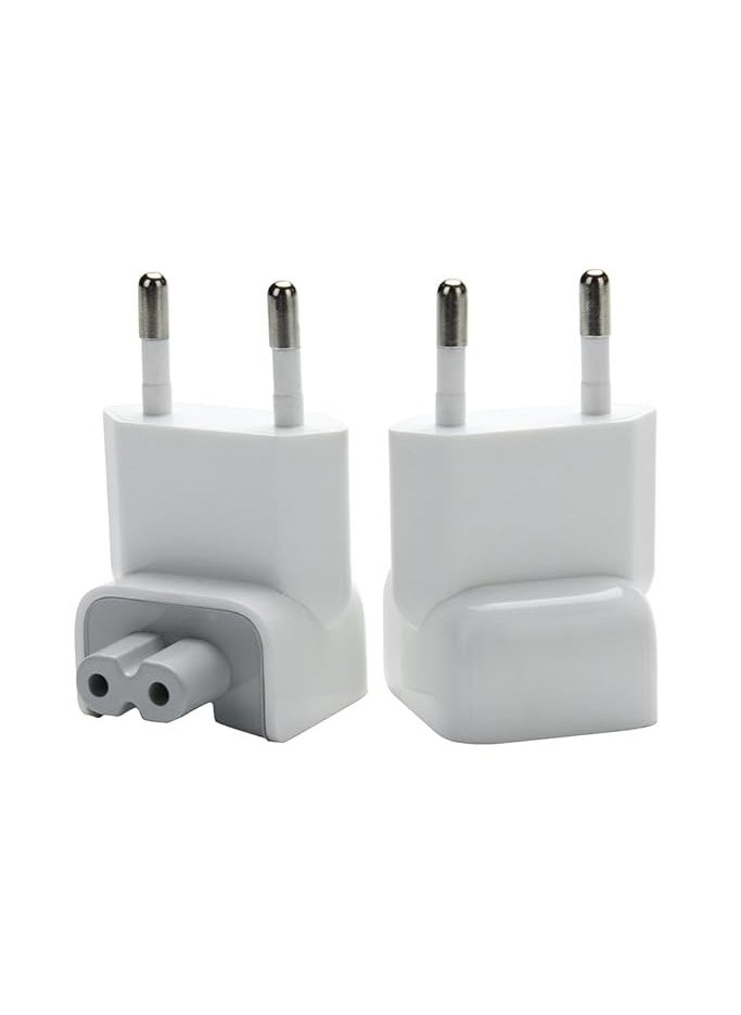 JSBazar Mac AC Wall Adapter Plug Duckhead EU Wall Charger AC Cord EU Standard Duck Head for MacBook Mac iBook/iPhone/iPod AC Power Adapter Brick  - Image 2