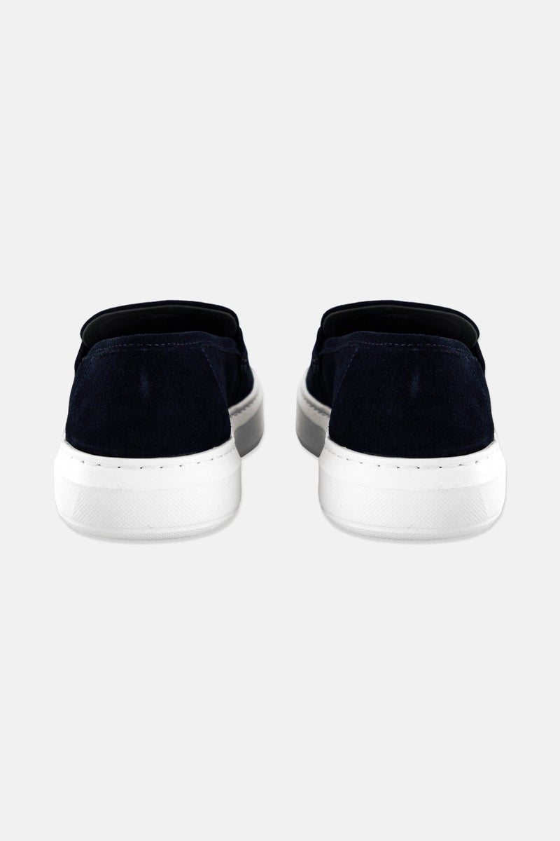 GEOX Men U Deiven C Slip On Loafers, Navy  - Image 2