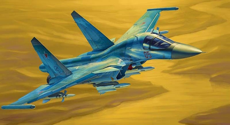 Hobby Boss 148 Hobby Boss Su34 Fullback Fighter Bomber Plastic Model Kit - Image 2