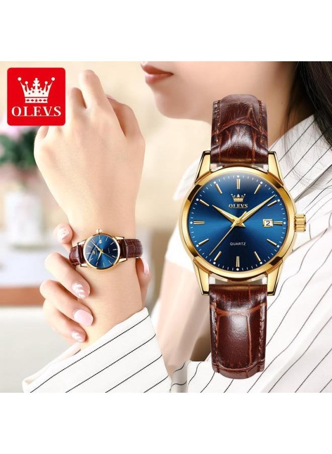 Generic Star Endorsement Oulishi Watch Student Non-mechanical Watch Double Calendar Waterproof Quartz Watch Men's Watch Men's Watch 