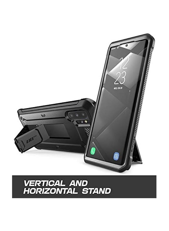 SupCase - SUPCASE Unicorn Beetle Pro Series Case Designed For Galaxy Note 10 Plus/Note 10 Plus 5G (2019 Release), Full-Body Rugged Holster & Kickstand Without Built-in Screen Protector - Black - Image 1