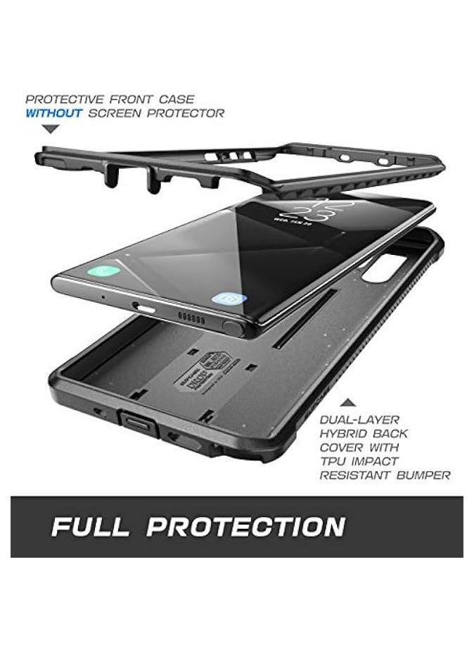 SupCase - SUPCASE Unicorn Beetle Pro Series Case Designed For Galaxy Note 10 Plus/Note 10 Plus 5G (2019 Release), Full-Body Rugged Holster & Kickstand Without Built-in Screen Protector - Black - Image 1