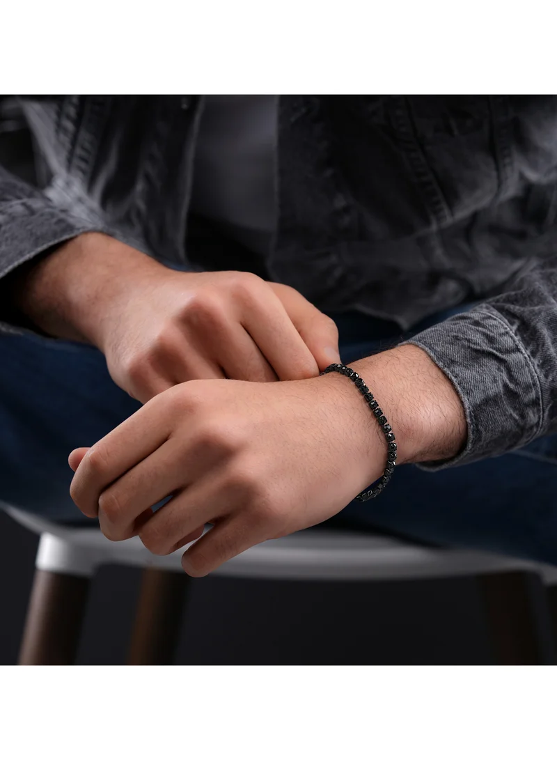 POLICE Flash Ion Plated Black Stainless Steel Gents BraceletPEAGB0038905