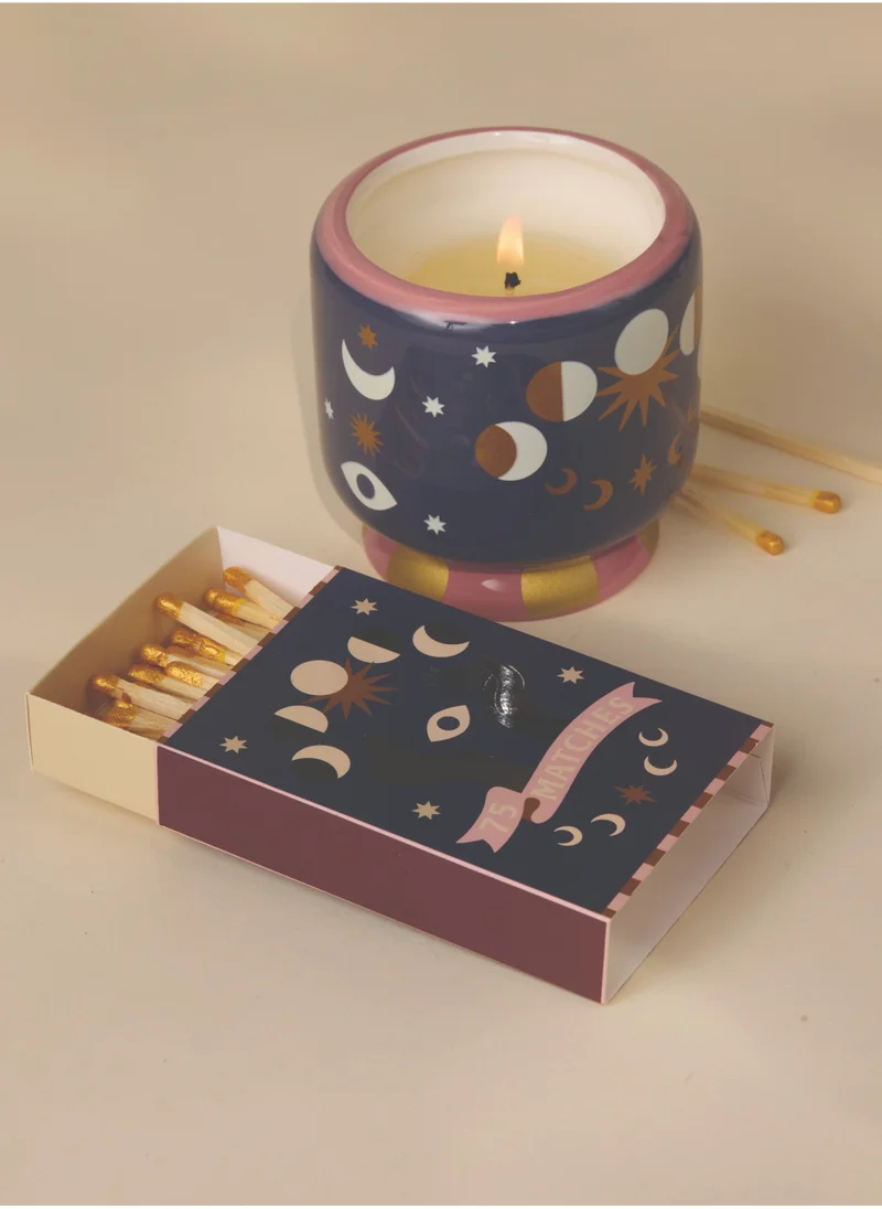 بادي واكس A dopo Moon Phases Ceramic Candle - Jasmine & Rose