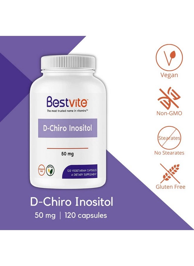 Dchiro Inositol 120 Vegetarian Capsules No Stearates Vegan Non Gmo Gluten Free 1 Capsule For 40:1 Inositol Ratio - pzsku/ZDACCE1FD8AFFD0A98577Z/45/_/1698053504/5d5abf9f-5ccb-4f4f-bb5e-9cfbef49fd64