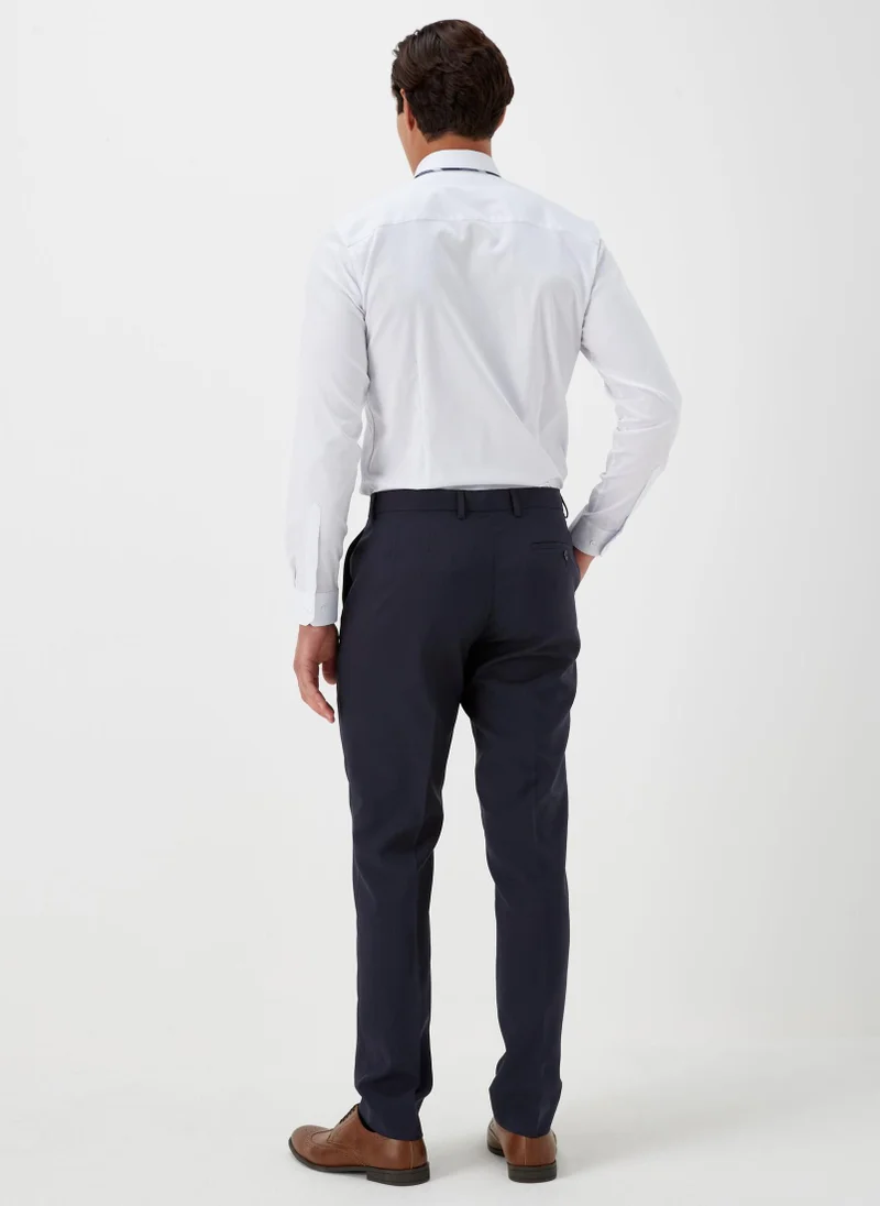 Matalan Taylor & Wright Panama Navy Slim Fit Suit Trousers