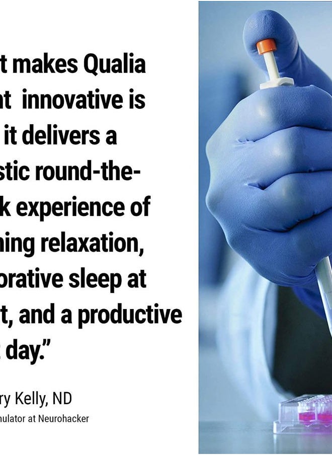 NEUROHACKER COLLECTIVE - Qualia Night Sleep Aid | Non-Habit Forming | Science-Backed Supplement for Deep Refreshing Sleep | Melatonin-Free, Vegan, Non-GMO, Gluten-Free - Image 1