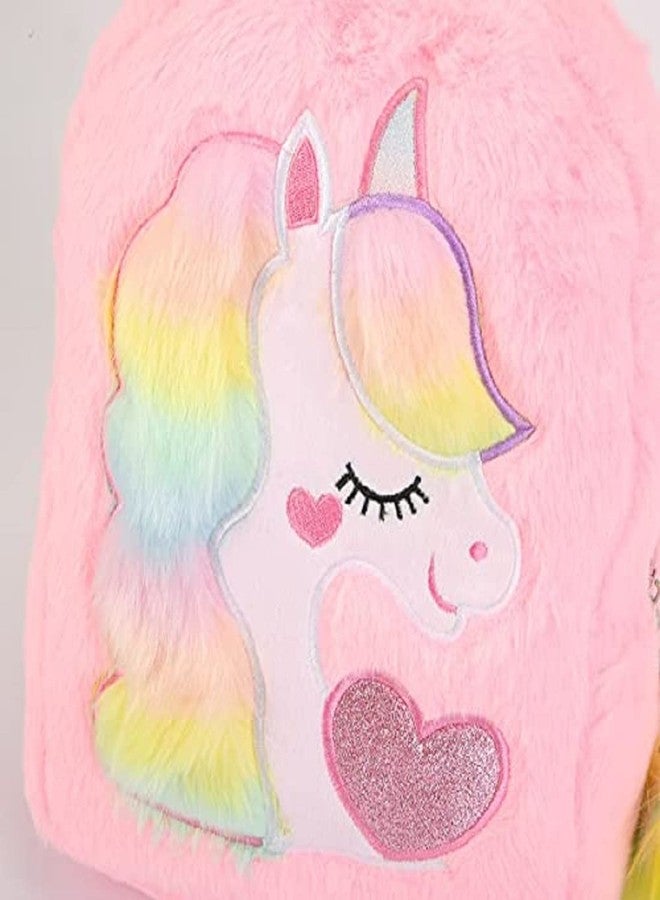 Flywind Cute Unicorn Backpack || Daypack Rainbow Backbag || Schoolbags for Girls Kids || School Picnic Kids Cartoon Backpack || Adjustable Shoulder(Multi) - Image 4