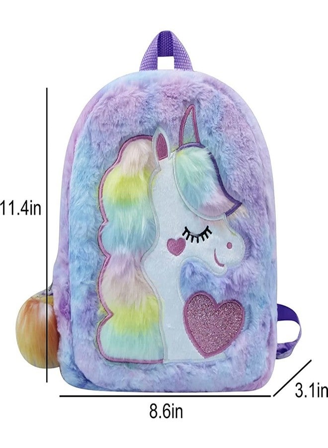 Flywind Cute Unicorn Backpack || Daypack Rainbow Backbag || Schoolbags for Girls Kids || School Picnic Kids Cartoon Backpack || Adjustable Shoulder(Multi) - Image 2