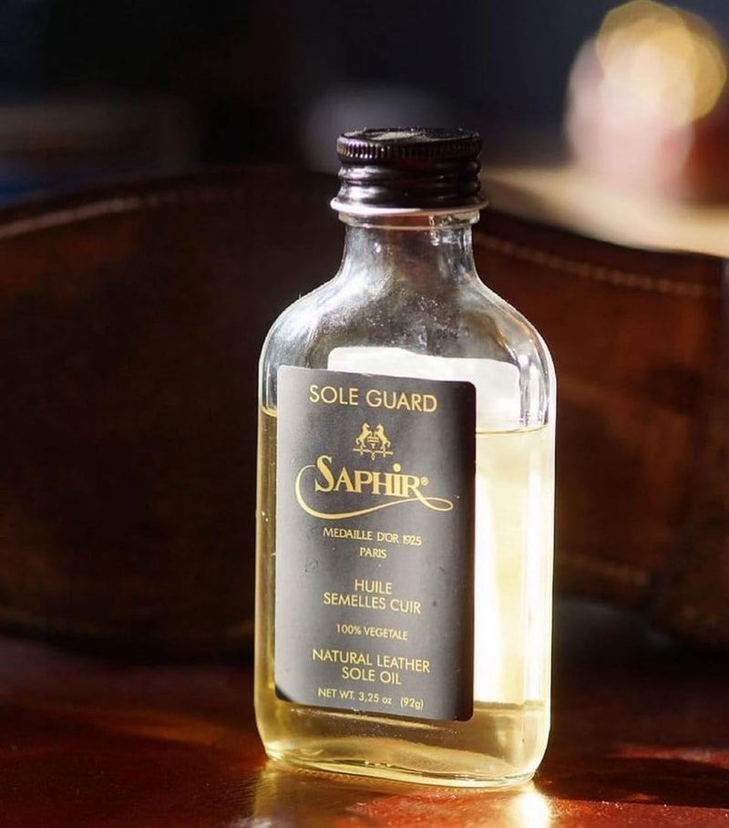 Saphir حارس النعل سافير ميدال دو أور - زيت Conditioner و Protector للنعل الجلدي الطبيعي - Image 5