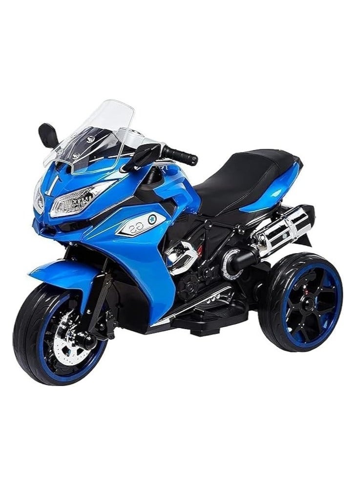 البدر دراجة نارية كهربائية للاطفال من البدر، يمكن الركوب عليها للاولاد والبنات، سيارات العاب مزدوجة قابلة لاعادة الشحن، بطارية 12 فولت ومحركين، مناسبة لعمر 2-8 سنوات ، من البدر - Image 1