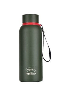 pigeon Pigeon by Stovekraft Croma Olive Stainless Steel Double Walled Leak Proof Thermos Water Bottle with Copper Coating Inside for Better Hot and Cold Retention 600 ml (Green) (1 Year Warranty)  - Image 1