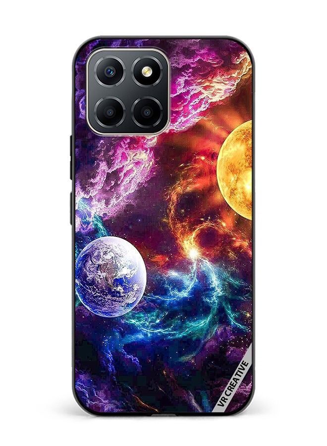 VR CREATIVE Protective Case Cover For Honor X6 Beautiful Galaxy Design Multicolour - Image 1