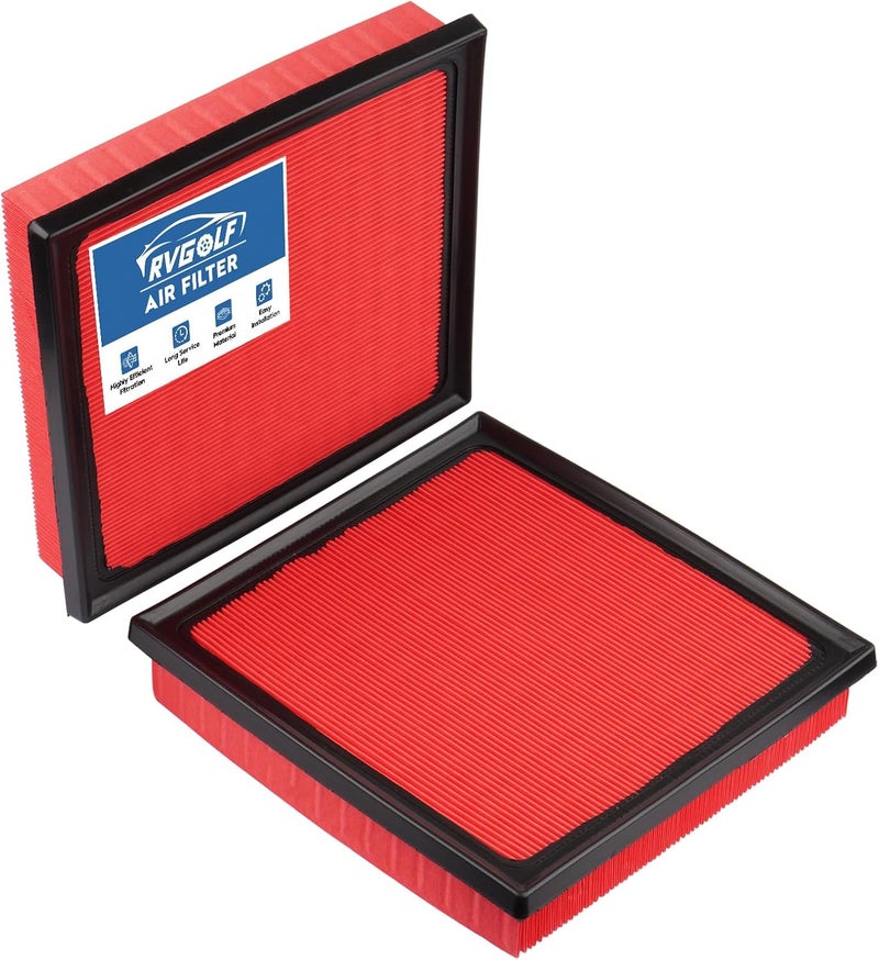 RVgolf 2PCS Engine Air Filter for Toyota Avalon, Camry, Highlander, RAV4 - Image 1