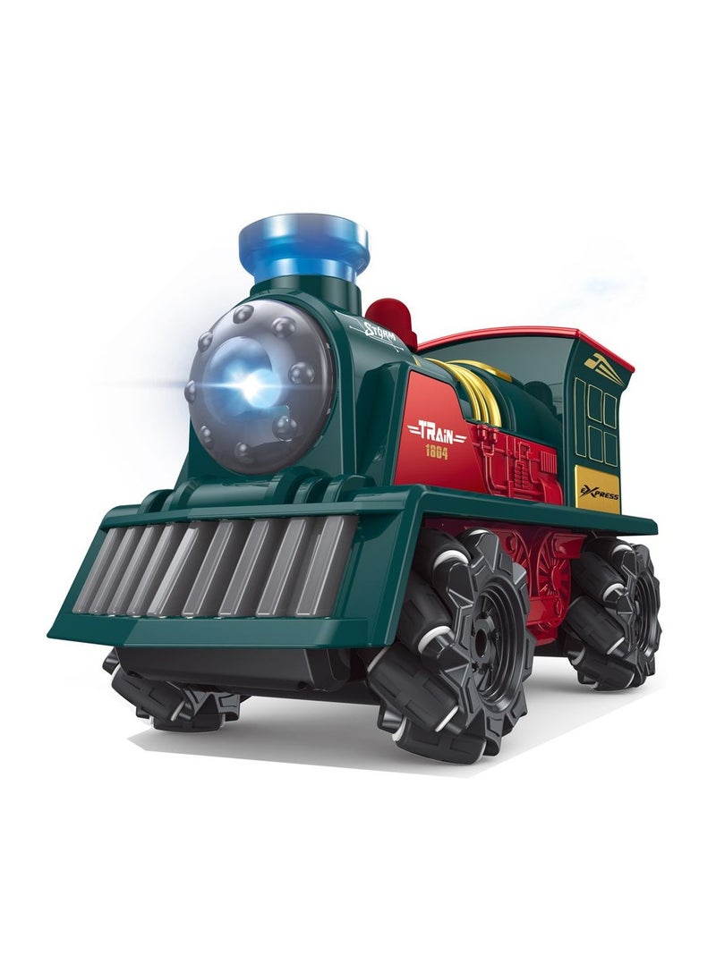 Generic Electric Spray Train Remote Control Stunt Car RC Vehicle 2.4G  - Image 1