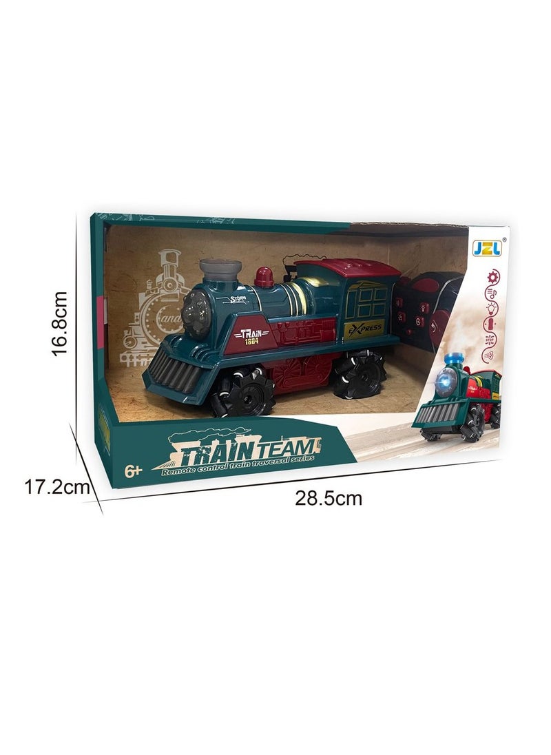 Generic Electric Spray Train Remote Control Stunt Car RC Vehicle 2.4G  - Image 2