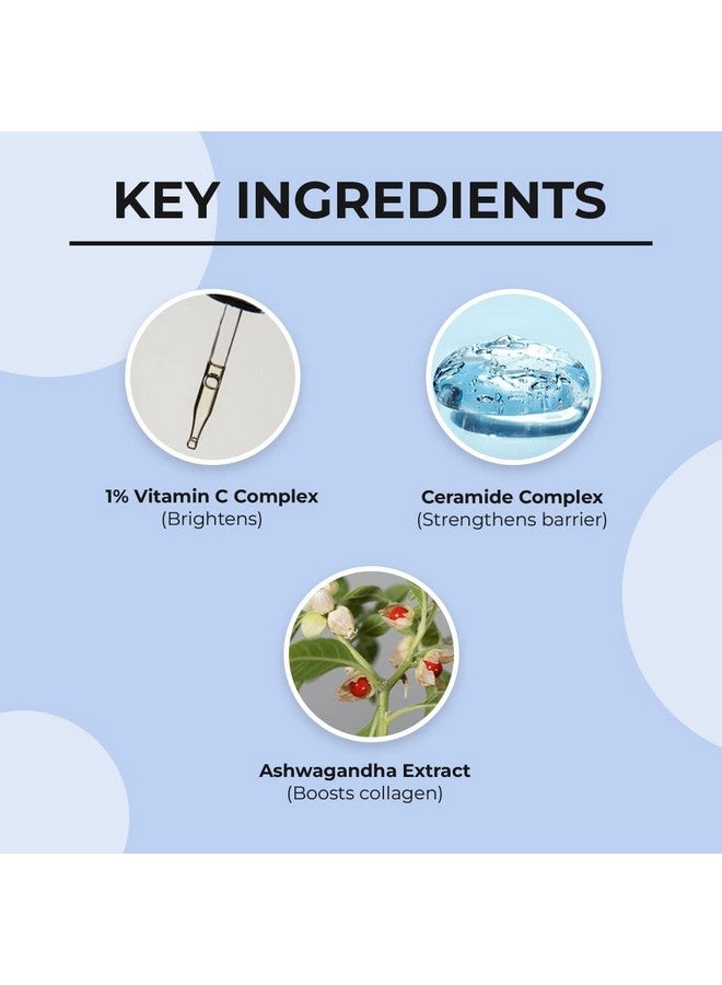 دي آر. شيث'س مرطب خالٍ من زيت السيراميد وفيتامين سي | مرطب خفيف الوزن لترطيب البشرة وتفتيحها | يحتوي على فيتامين سي والسيراميد والأشواغاندا | للنساء والرجال | 50 جرام - Image 2