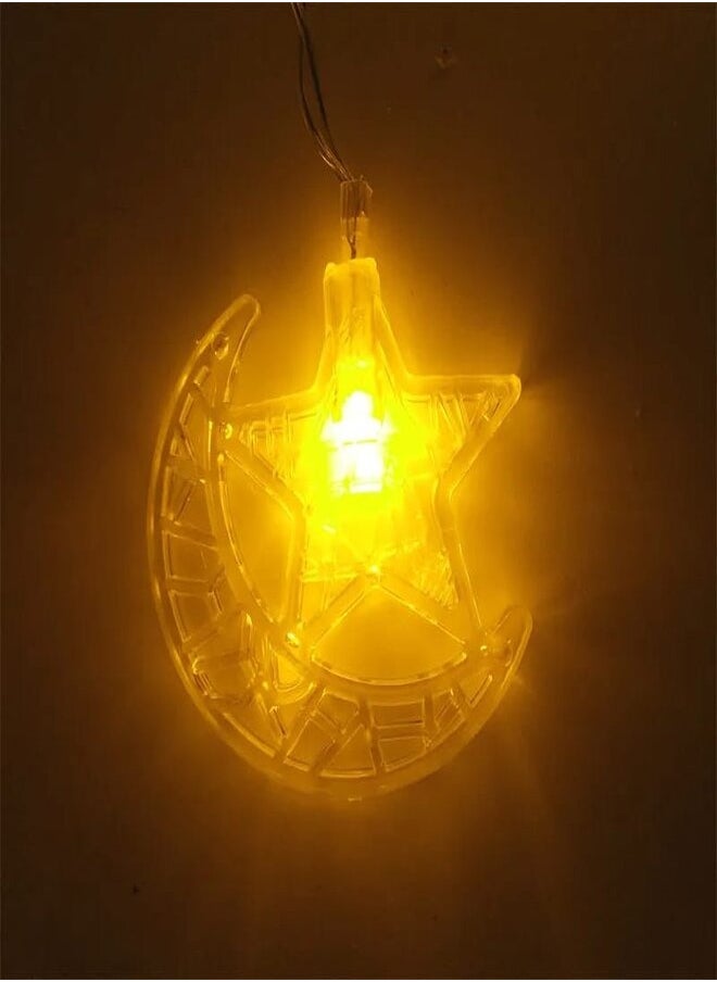 Generic - Ramadan Decorations Half Moon Star LED String Lights For Home, Party Event 2.5 Meter - Image 1