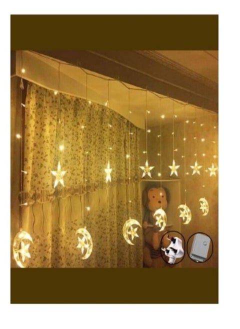 Ramadan Decorations Half Moon Star LED String Lights For Home, Party Event 2.5 Meter