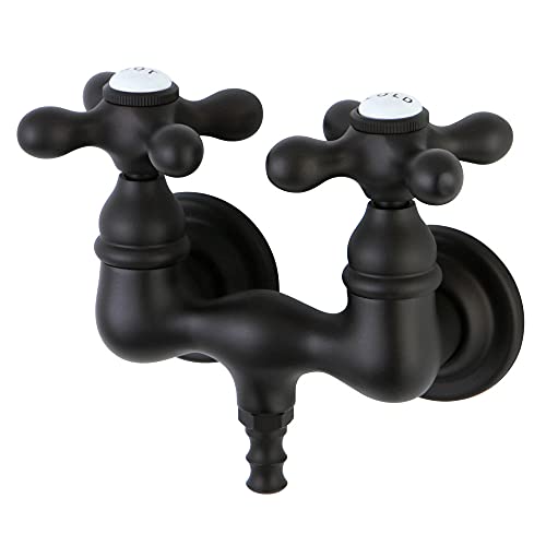 Kingston Brass CC37T5 Vintage Tub Faucet, 3-3/8-Inch Center, Oil Rubbed Bronze, Oil-Rubbed Bronze - Image 1
