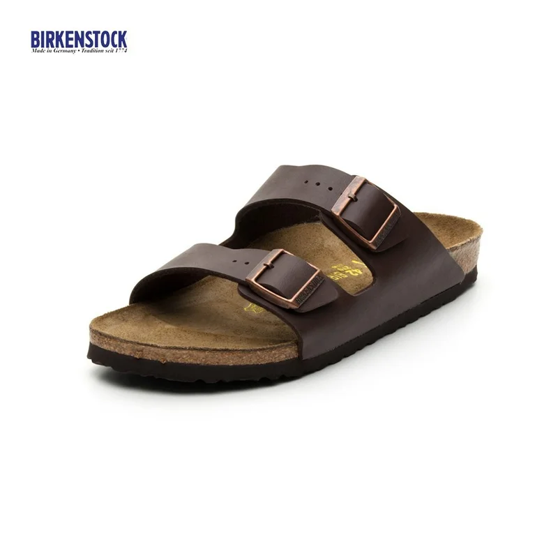 بيركنستوك 051703 Nos Arizona Bf Dark Brown Slippers