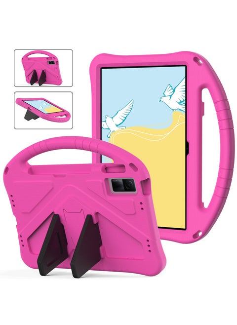 For Huawei Matepad SE 11 Protective Case Pro12.6 Children's Drop-resistant Case Glory X8A Bracket Case-Color:Rose Red-Applicable Model:Honor Honor Honor V6/ Tab Lte V7 (2024)