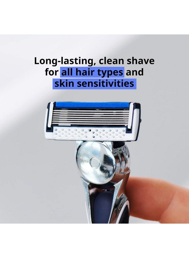 دروكو دوركو بيس 7 - نظام ماكينة حلاقة للرجال بسبع شفرات منحنية - عبوة اقتصادية (10 خراطيش + مقبض واحد) - Image 2