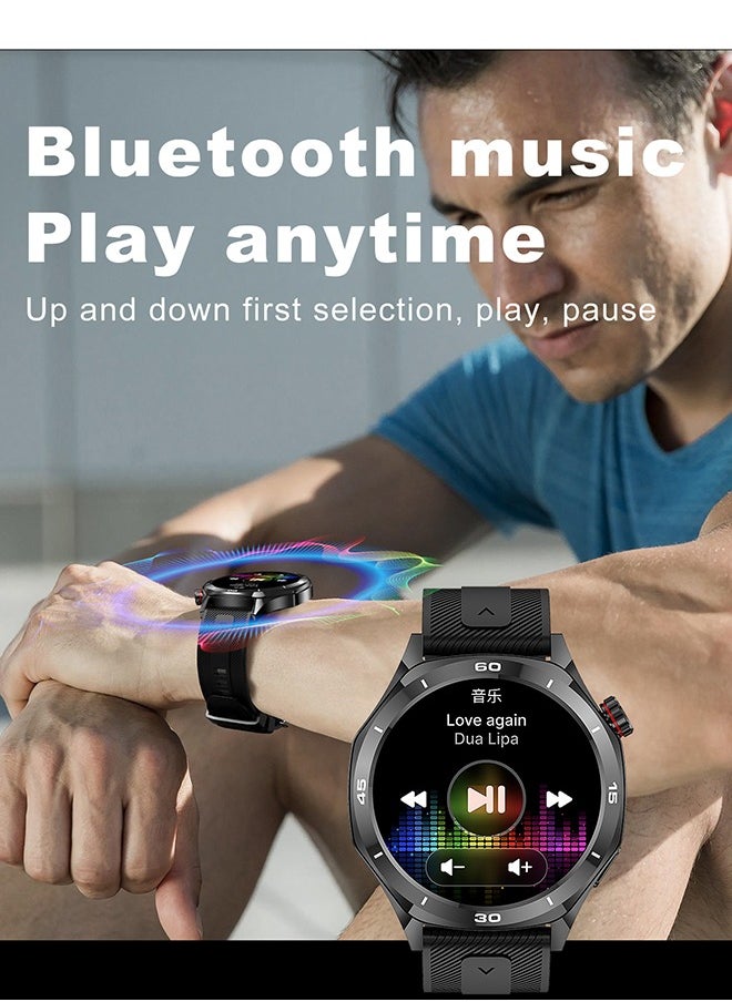 RollsTimi  - Smart Watch for Men Compatible with IOS Android  1.52 inch Full Touch Screen IP67 Waterproof Bluetooth Fitness Tracker Heart Rate/Sleep Monitor - Image 1