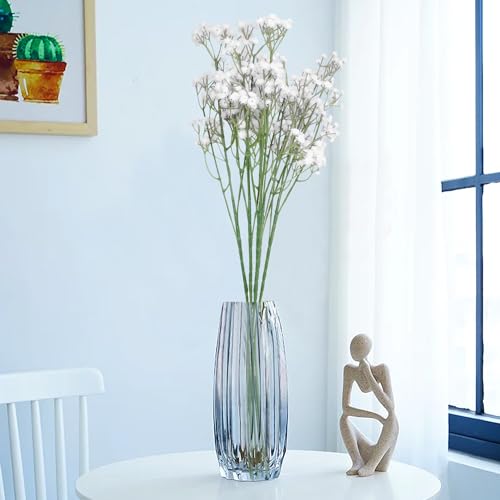 HOMEVERSE Baby Breath/Gypsophila Artificial Fake Silk Plants Wedding Party Decoration Real Touch Flowers DIY Home Garden(White-05) - Image 1