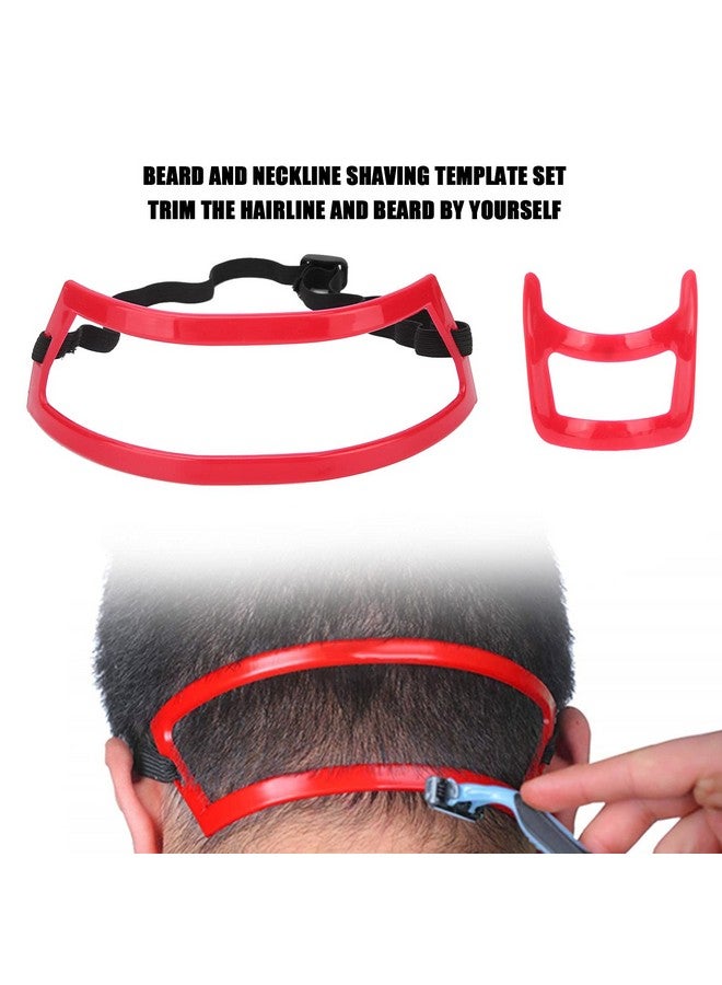 Betued Beard Neckline Shaving Template Set Goatee Outliner And Neckline Shaving Tool Hair Cut Guide Self‑Haircut Trimming Tools For Man - Image 4