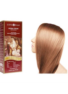 Henna Cream Hair Color Treatment, Semi Permanent Hair Color for Gray Hair Coverage, Natural Henna Hair Color, Deep Conditioning Hair Dye, Swedish Blonde, 2.37 oz / 70 ml