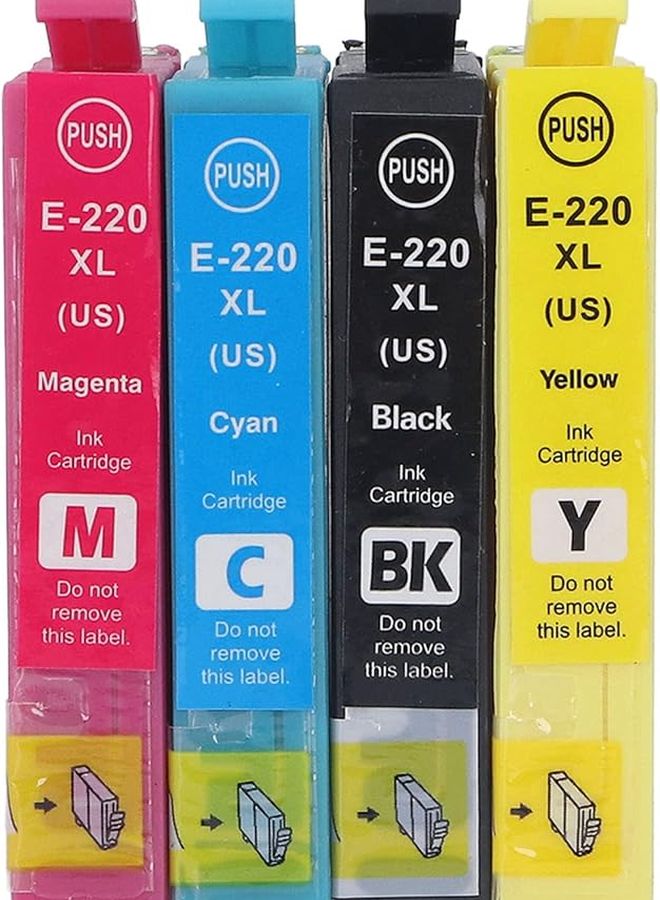 Compatible Ink Cartridge 4 Colors BK C M Y for Epson Workforce WF 2630 2650 2660 2750 2760 Printer - Image 4