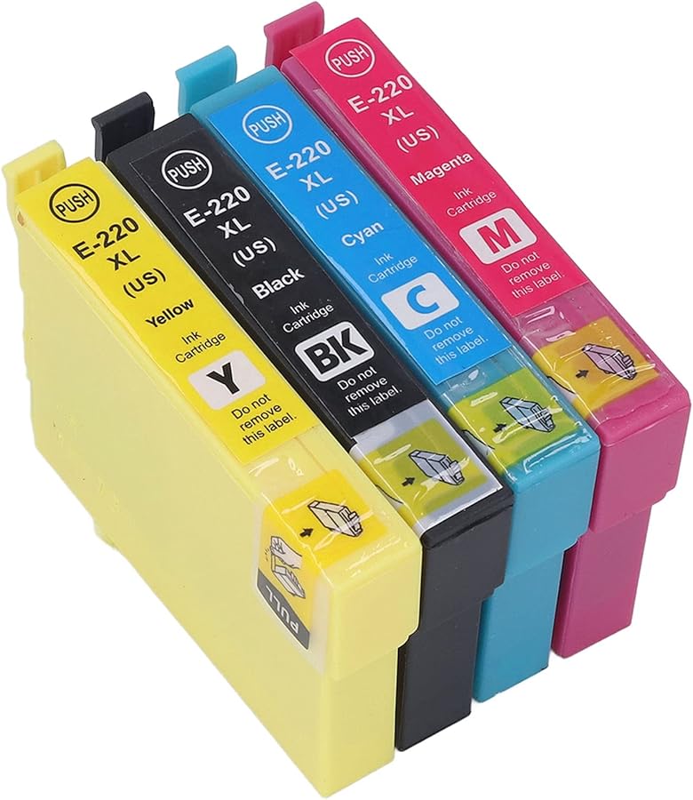 Compatible Ink Cartridge 4 Colors BK C M Y for Epson Workforce WF 2630 2650 2660 2750 2760 Printer - Image 5