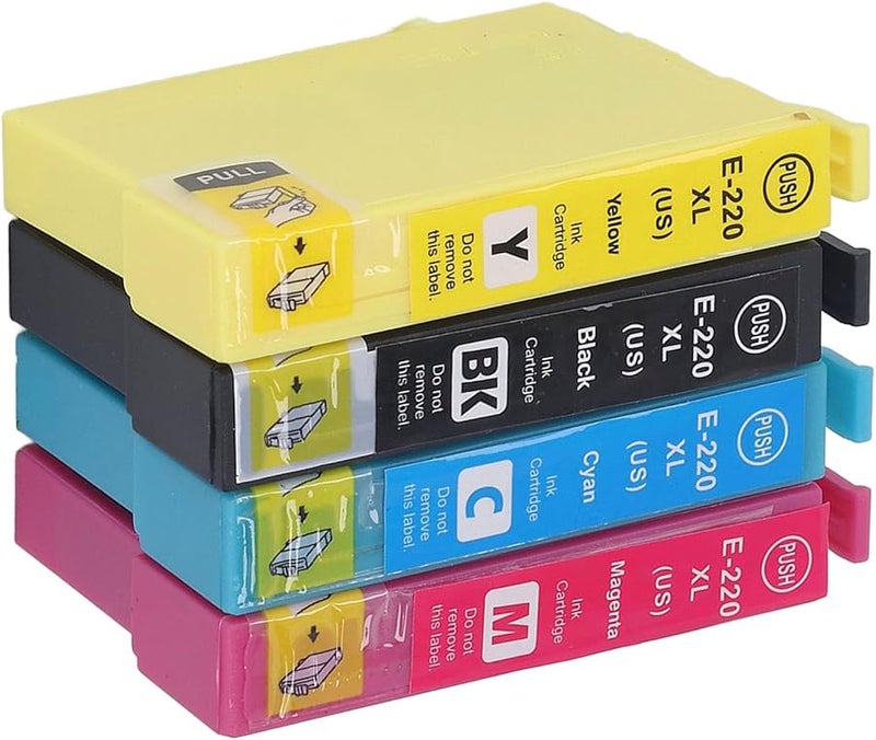 Compatible Ink Cartridge 4 Colors BK C M Y for Epson Workforce WF 2630 2650 2660 2750 2760 Printer - Image 2