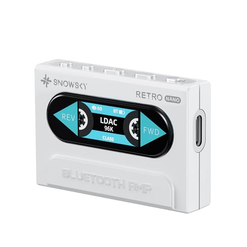 FiiO/Snowsky Retro Nano Bluetooth USB DAC AMP with LDAC, aptX Adaptive, aptX LL (3.5mm Unbalanced & 4.4mm Balanced Output) (White) - Image 1