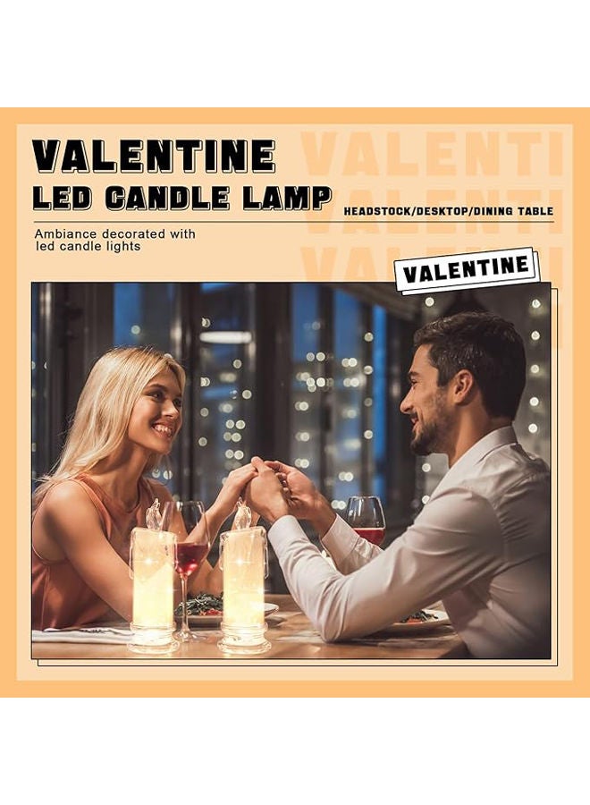 Shadow Led Flameless Candle 2 Pieces Battery Operated - Image 3