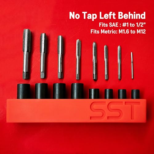 Stupid Simple Tools SST - Tap Socket Wrench - 8-Piece Adapter Set - Snug, Secure, & Durable - Easy Storage & Organization - Fits All Number & Fractional M.C.T.I. Standard Taps - Designed in the USA - Image 5