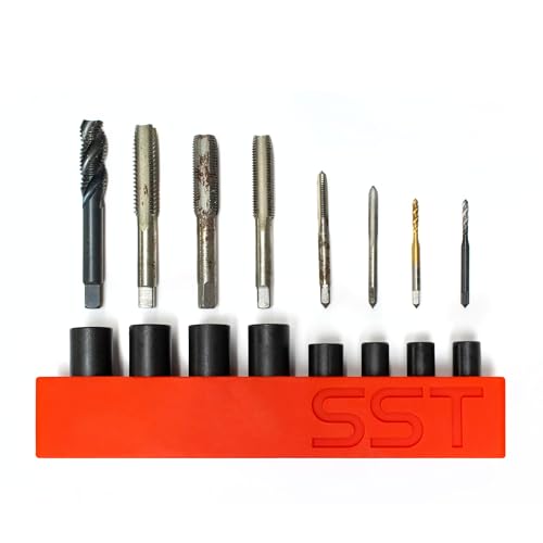Stupid Simple Tools SST - Tap Socket Wrench - 8-Piece Adapter Set - Snug, Secure, & Durable - Easy Storage & Organization - Fits All Number & Fractional M.C.T.I. Standard Taps - Designed in the USA - Image 1