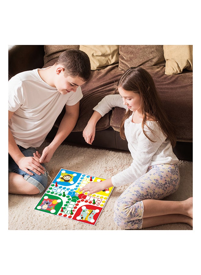 Toyaffair 2 In 1 Family Game Ludo With Snakes & Ladders 14" - Image 4