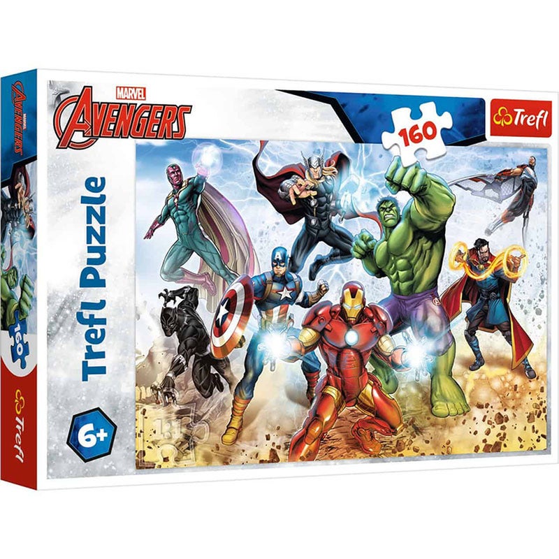 Trefl - The Avengers Ready to Save the World Puzzle 160 Pieces - 15368 - Image 1