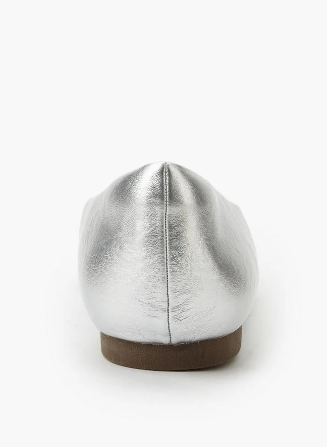 Le Confort SILVER Women Metal Accent Ballerina Shoes for Women | Best Price UAE